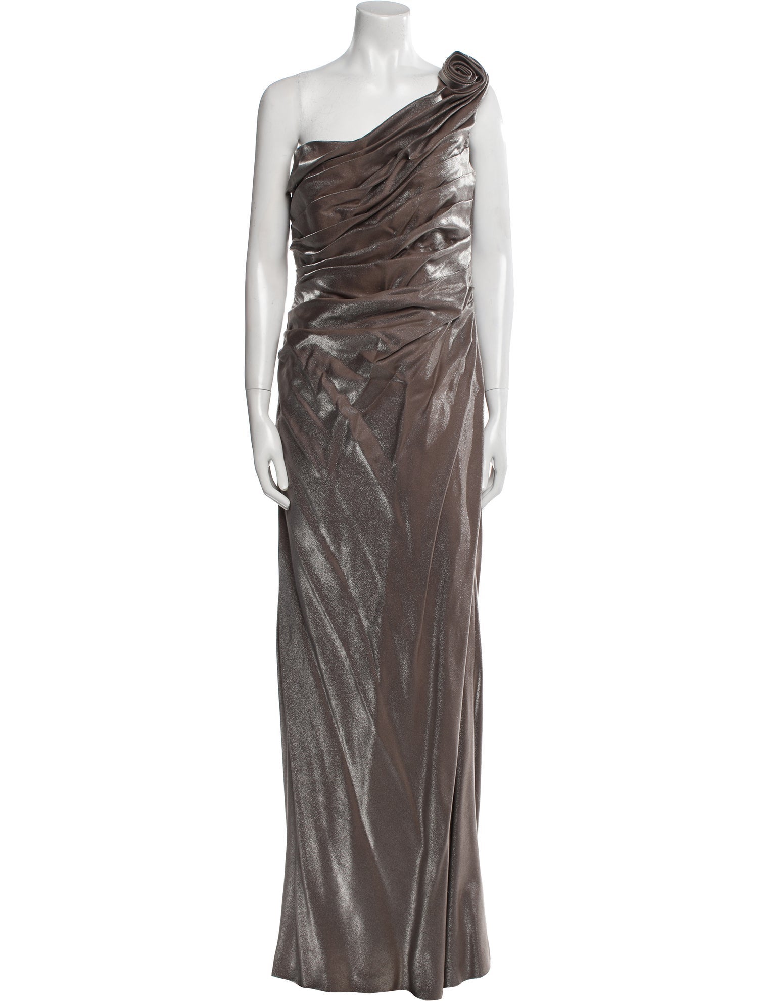 Roland Nivelais Silk Long Dress