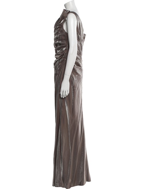 Roland Nivelais Silk Long Dress