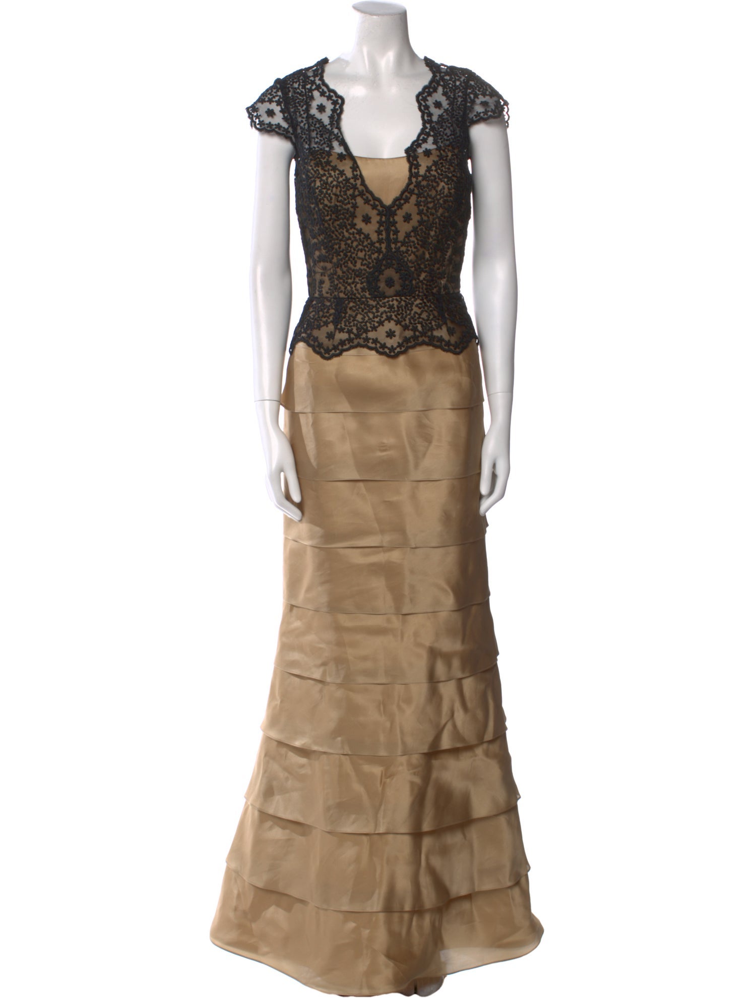 Roland Nivelais Silk Long Dress