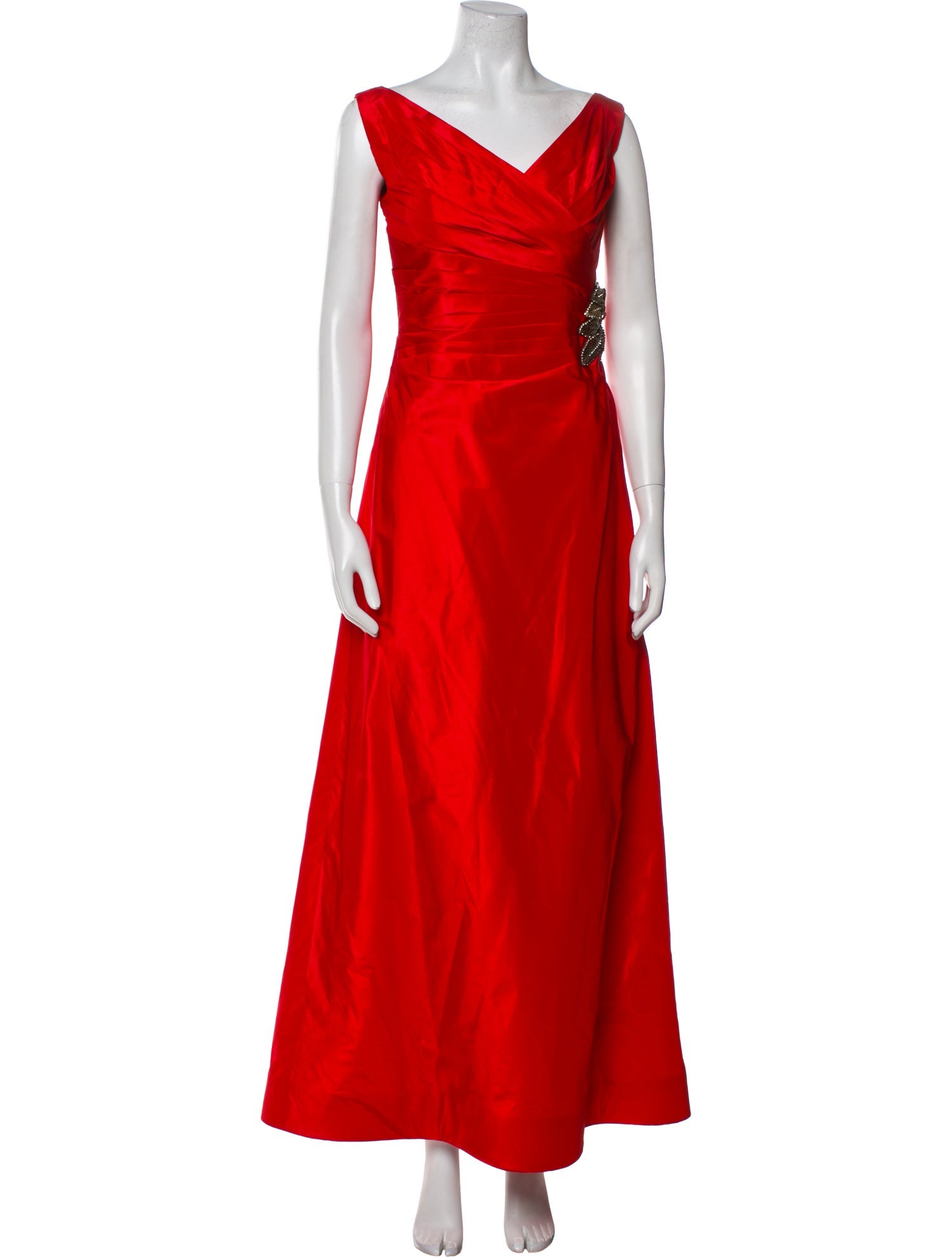 Roland Nivelais Silk Long Dress