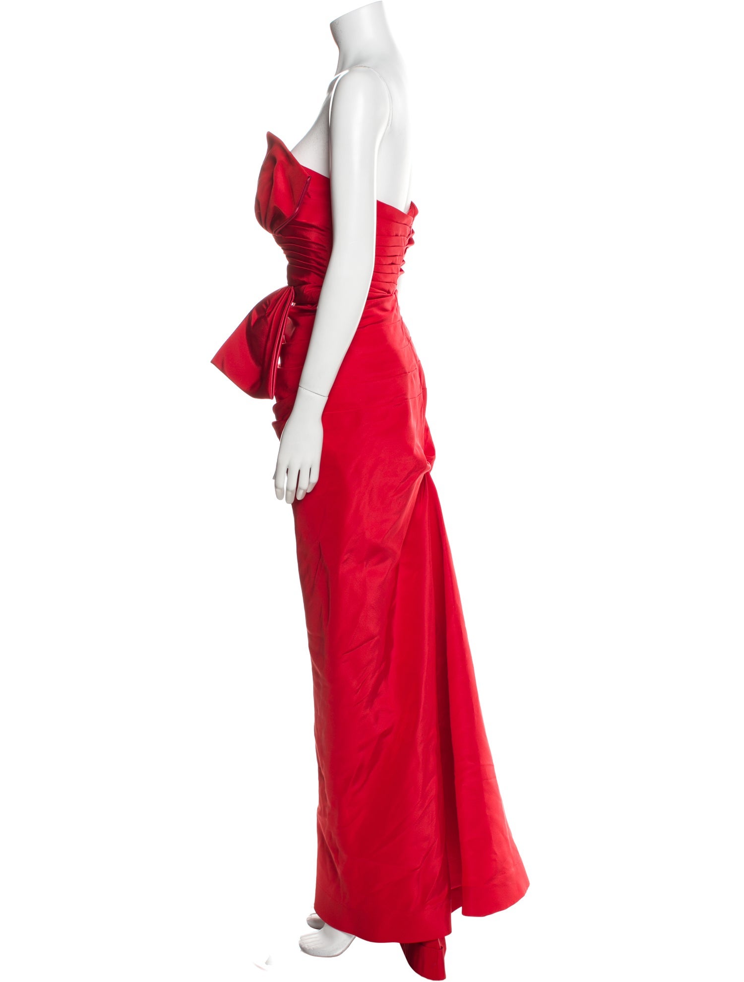 Roland Nivelais Silk Long Dress