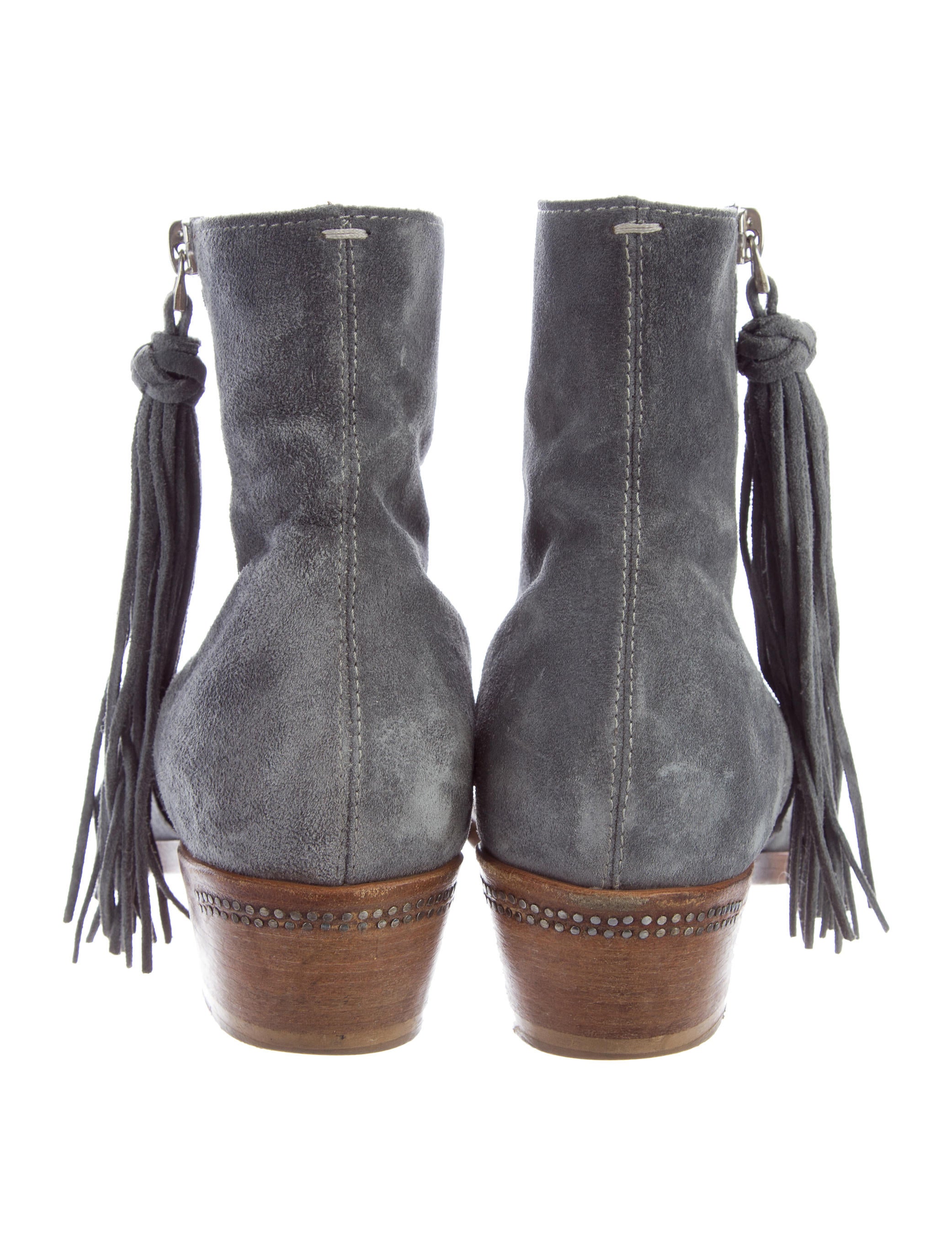 Ralph Lauren Purple Label Tassel Ankle Boots Shoes RLPL21708 The