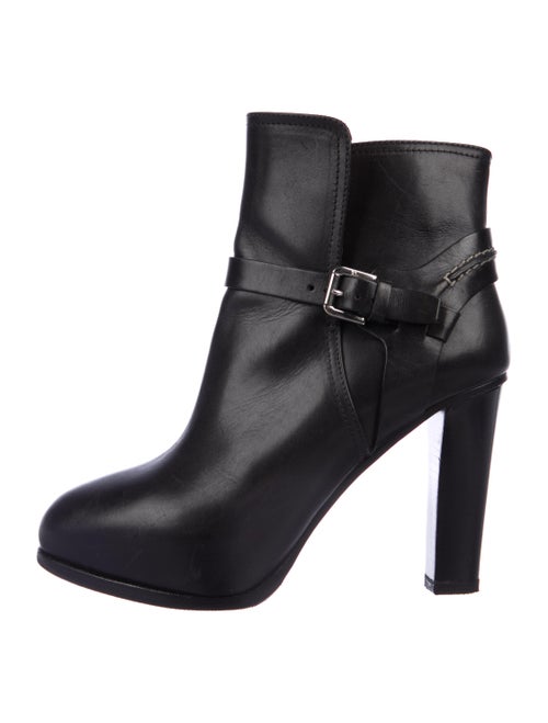 Ralph Lauren Purple Label Leather Boots Purple