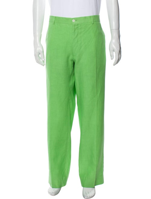 Ralph Lauren Purple Label Linen Dress Pants Purple