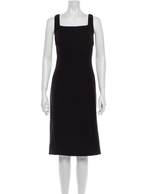 Ralph Lauren Purple Label Wool Midi Length Dress P