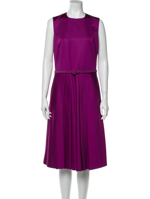 Ralph Lauren Purple Label Crew Neck Midi Length Dr