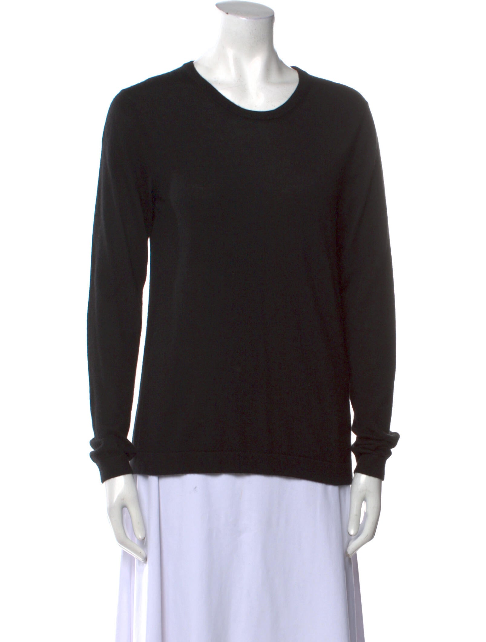 Ralph Lauren Purple Label Women's Black Linen Asymmetrical Sweater – Size Medium, NWT ($692 Retail)