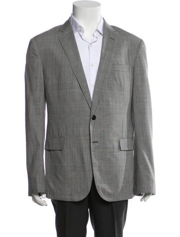 Ralph Lauren Purple Label Suiting Plaid Print Blazer Us42 | XL