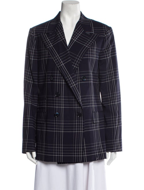 Ralph Lauren Purple Label Plaid Print Blazer