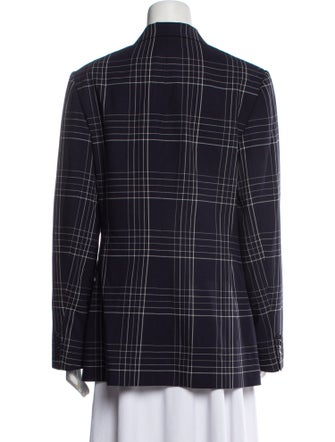 Ralph Lauren Purple Label Plaid Print Blazer