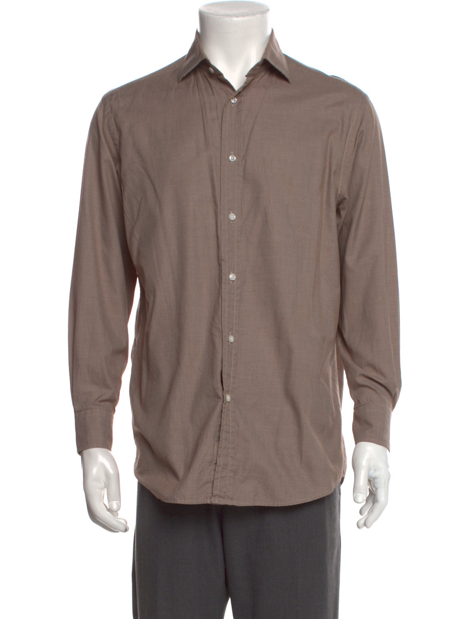 Full Sleeve Cotton Check Shirt (PURPLE+RBL) main image 0