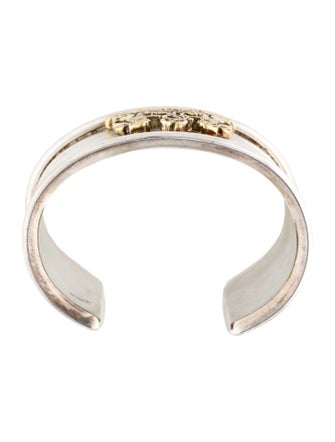 Ralph Lauren Purple Label Crest Cuff Bracelet