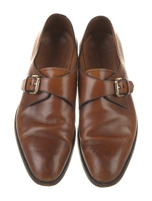 Ralph Lauren Purple Label Leather Monk Straps