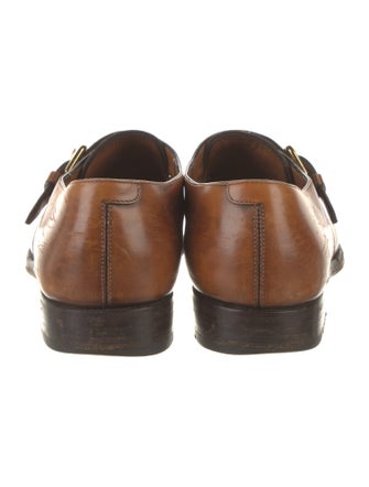 Ralph Lauren Purple Label Leather Monk Straps