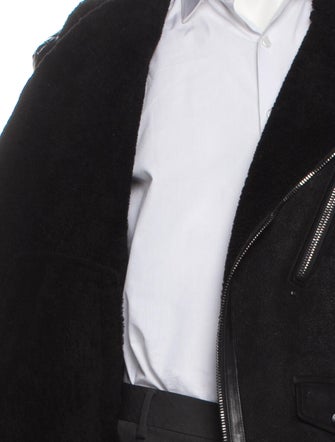 Ralph Lauren Purple Label Shearling Moto Jacket