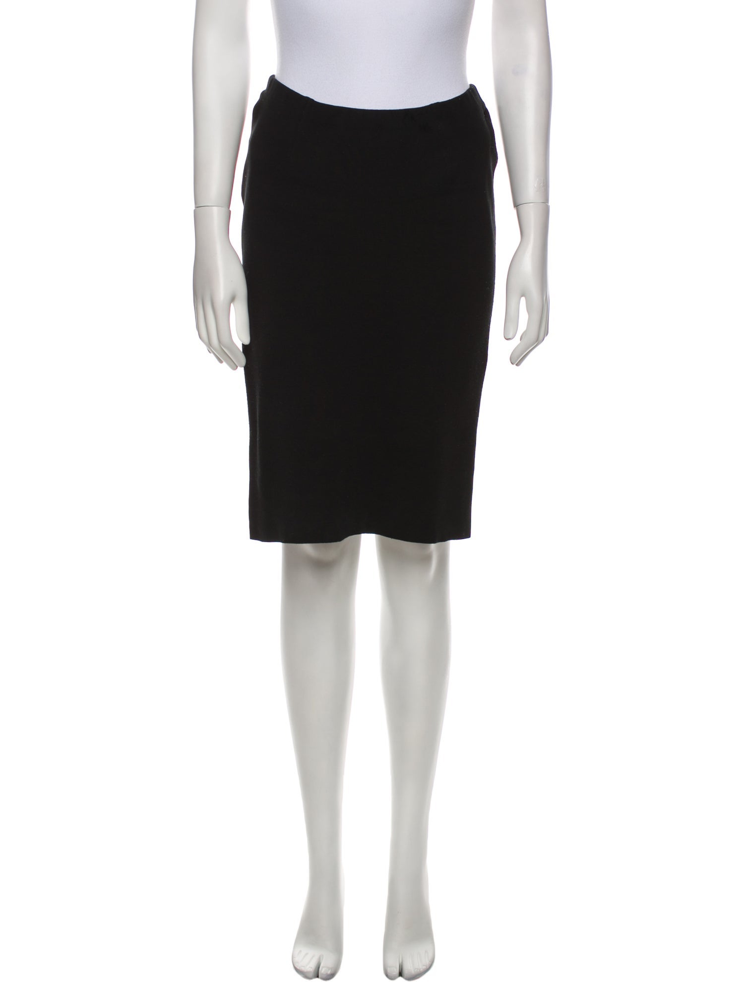 Ralph Lauren Purple Label Merino Wool Knee-Length Skirt