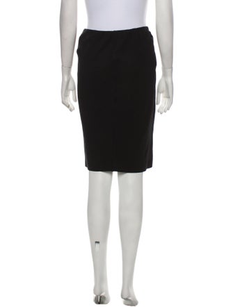 Ralph Lauren Purple Label Merino Wool Knee-Length Skirt