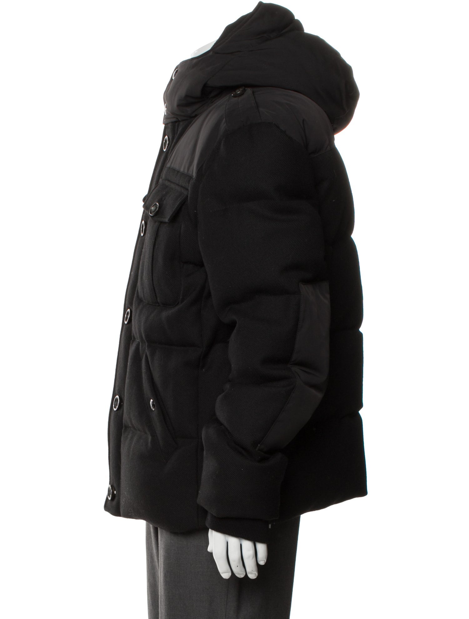 Ralph Lauren Purple Label Wool Puffer Coat