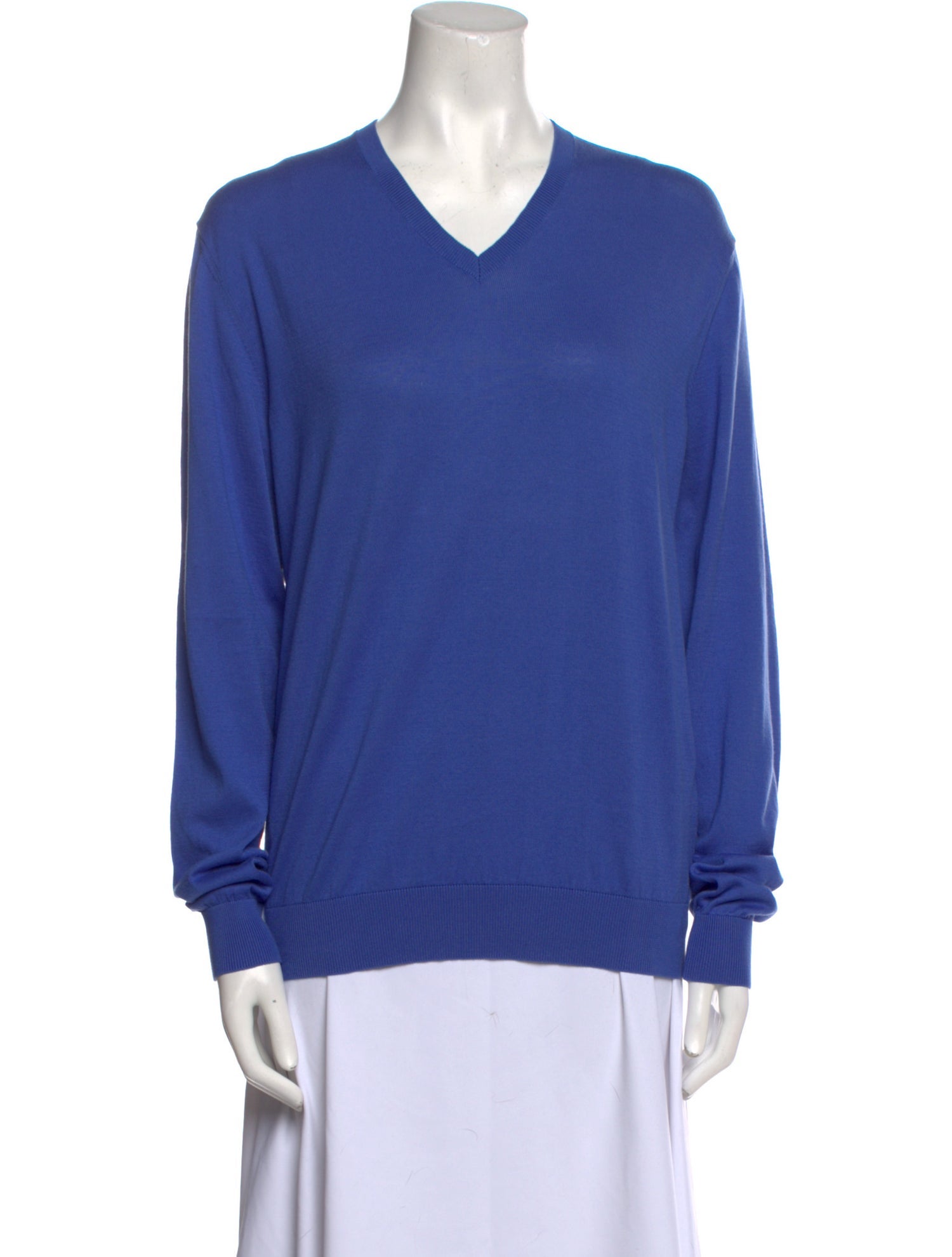 Ralph Lauren Purple Label V-Neck Long Sleeve Sweatshirt