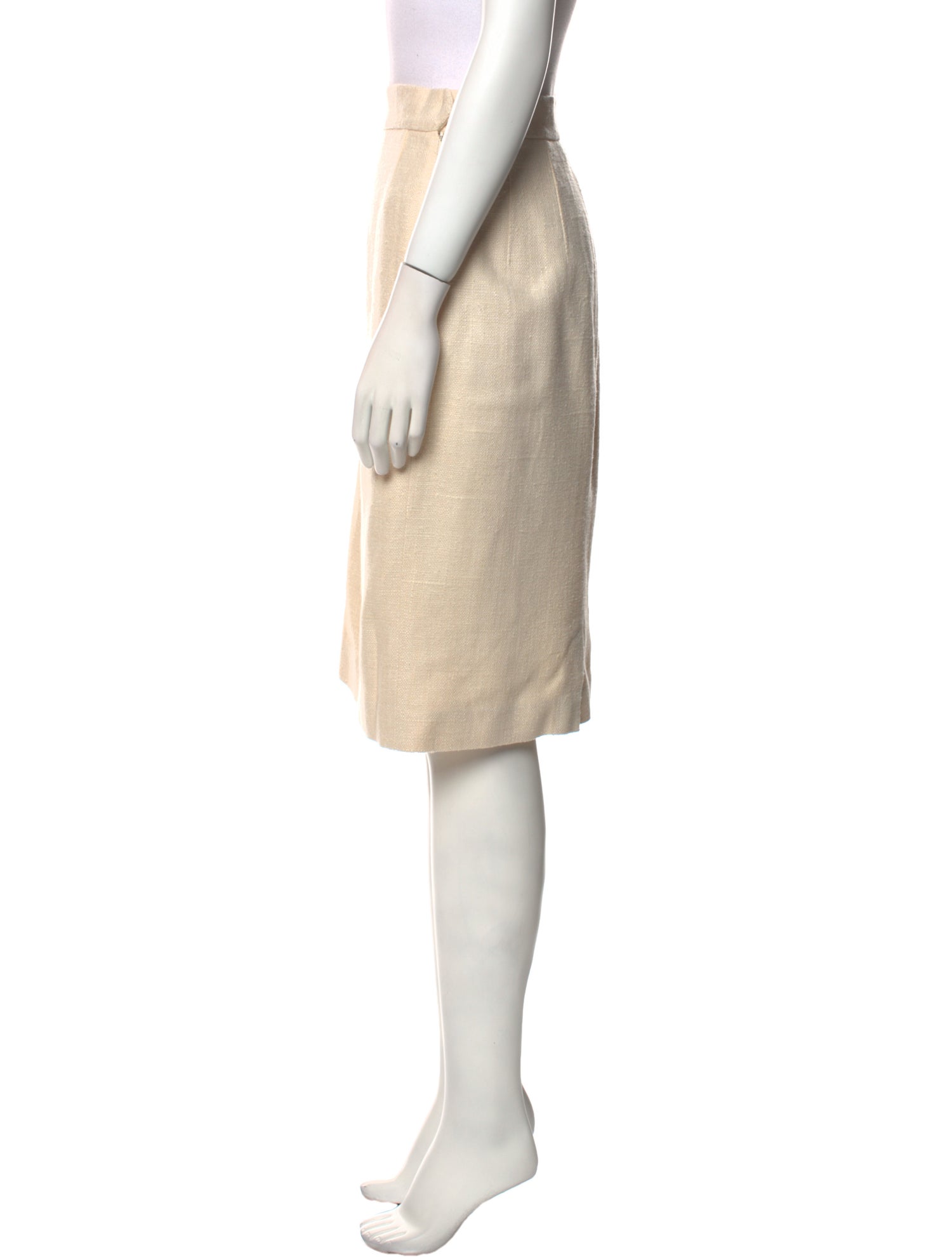 Ralph Lauren Purple Label Silk Knee-Length Skirt