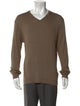 Ralph Lauren Collection Silk V-Neck Pullover
