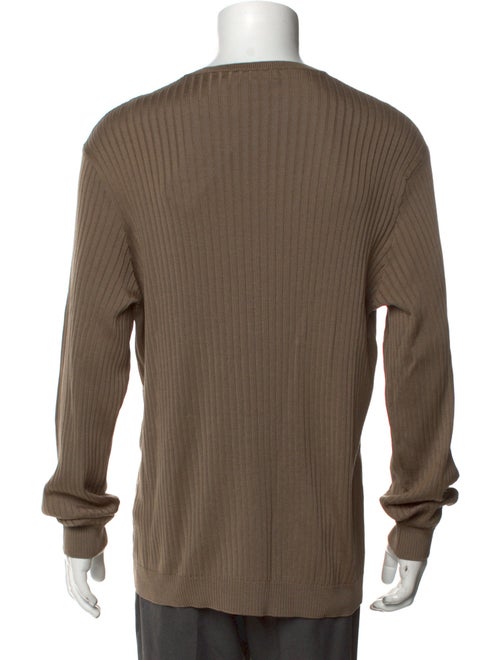 Ralph Lauren Collection Silk V-Neck Pullover