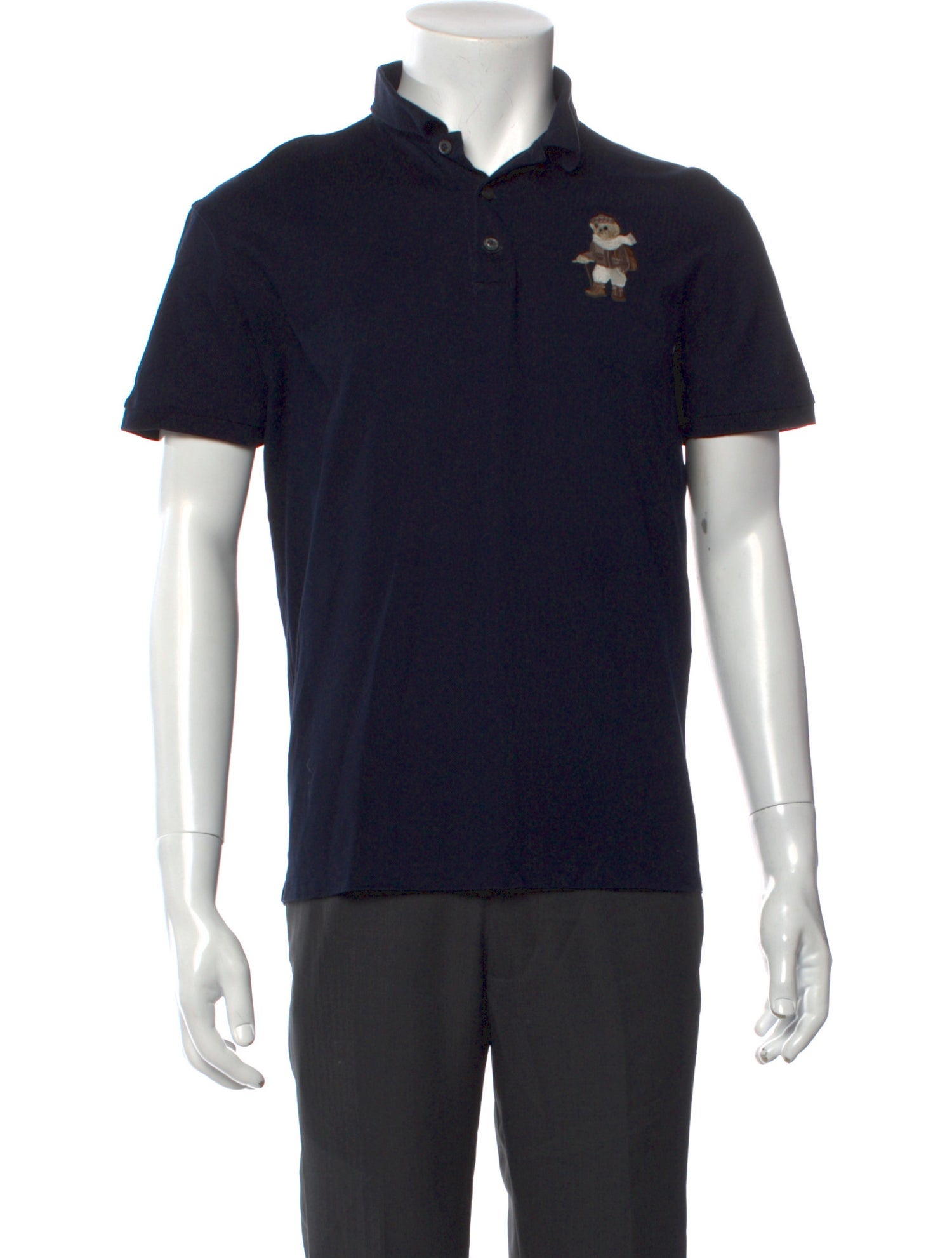 Ralph Lauren Purple Label Crew Neck Short Sleeve Polo Shirt