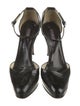 Ralph Lauren Collection Patent Leather T-Strap Sandals