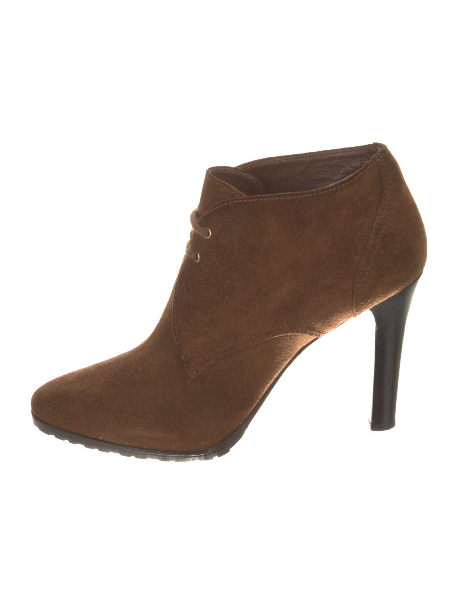 Ralph Lauren Purple Label Suede Lace-Up Boots