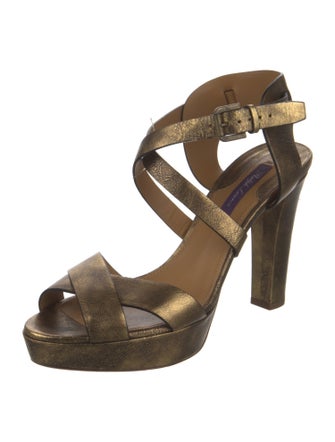 Ralph Lauren Purple Label Leather Sandals