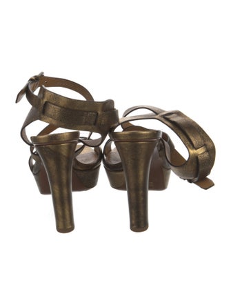 Ralph Lauren Purple Label Leather Sandals