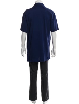 Ralph Lauren Purple Label V-Neck Short Sleeve Polo Shirt