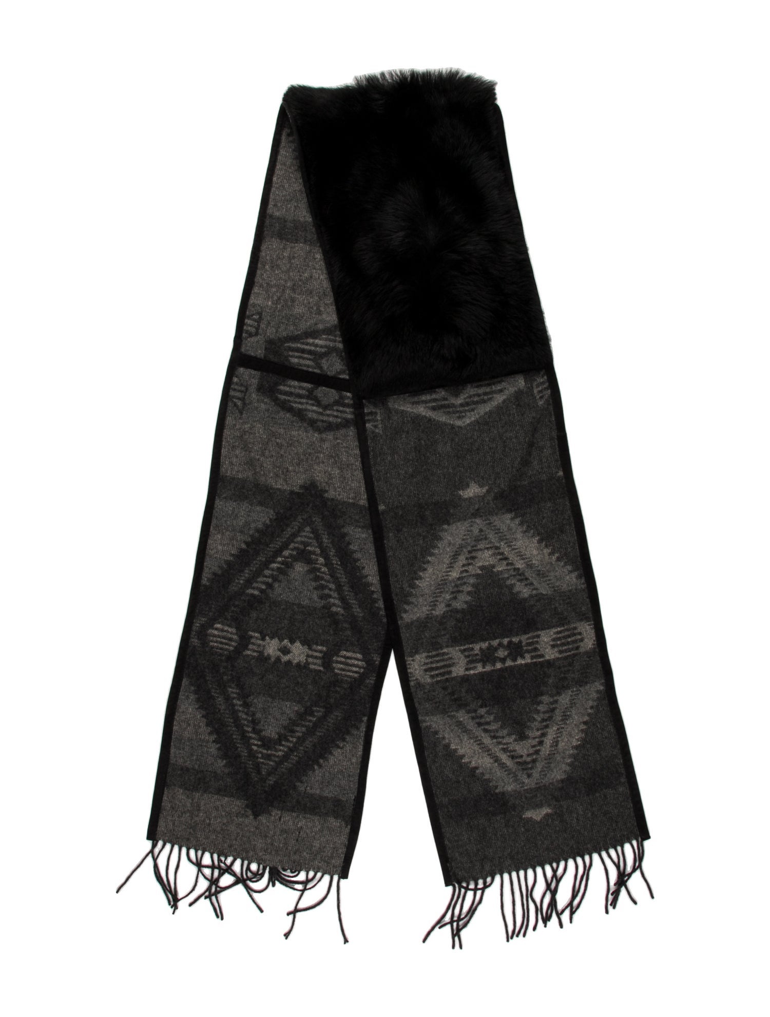 Ralph Lauren Collection Cashmere Striped Scarf