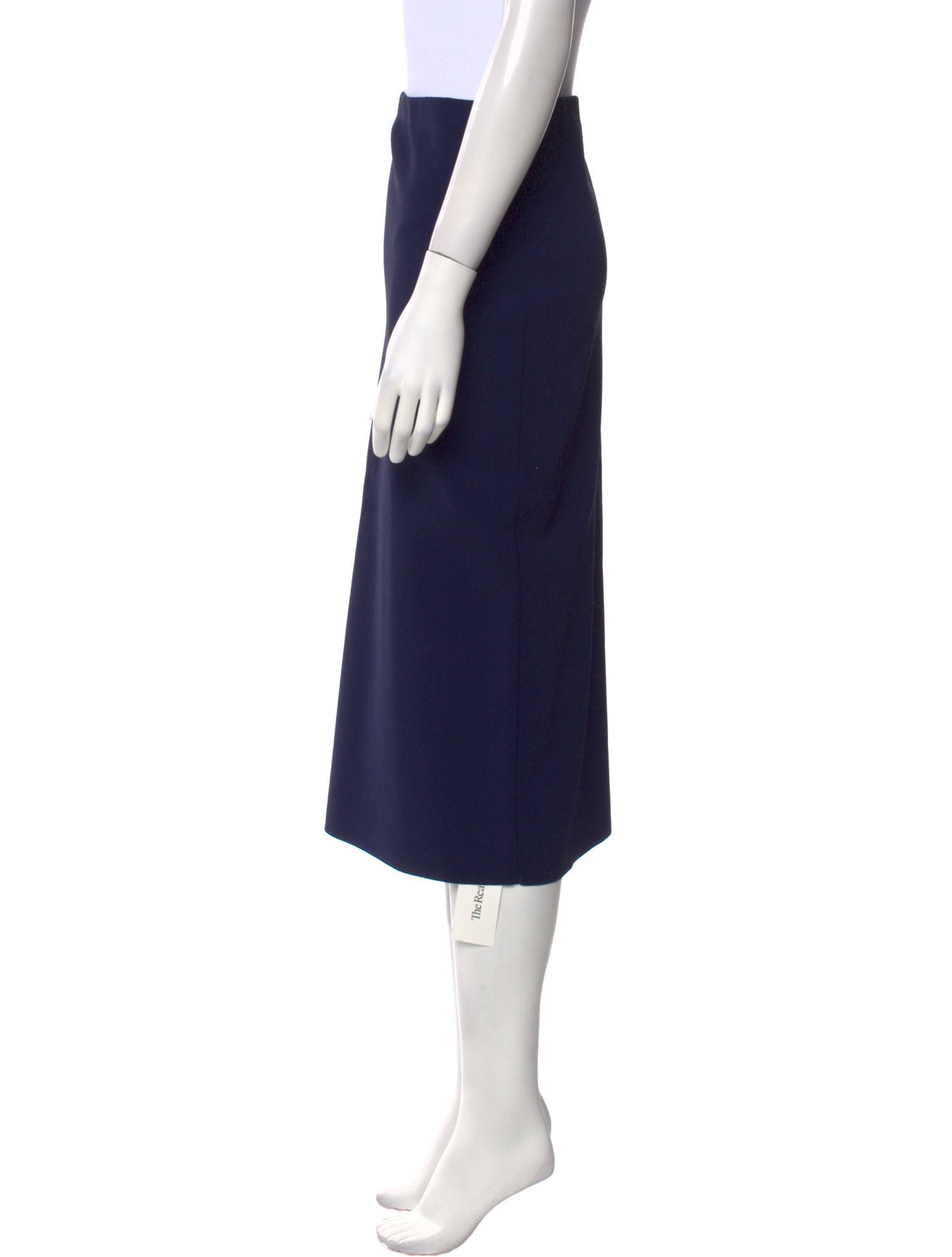 Ralph Lauren Purple Label Wool Midi Length Skirt