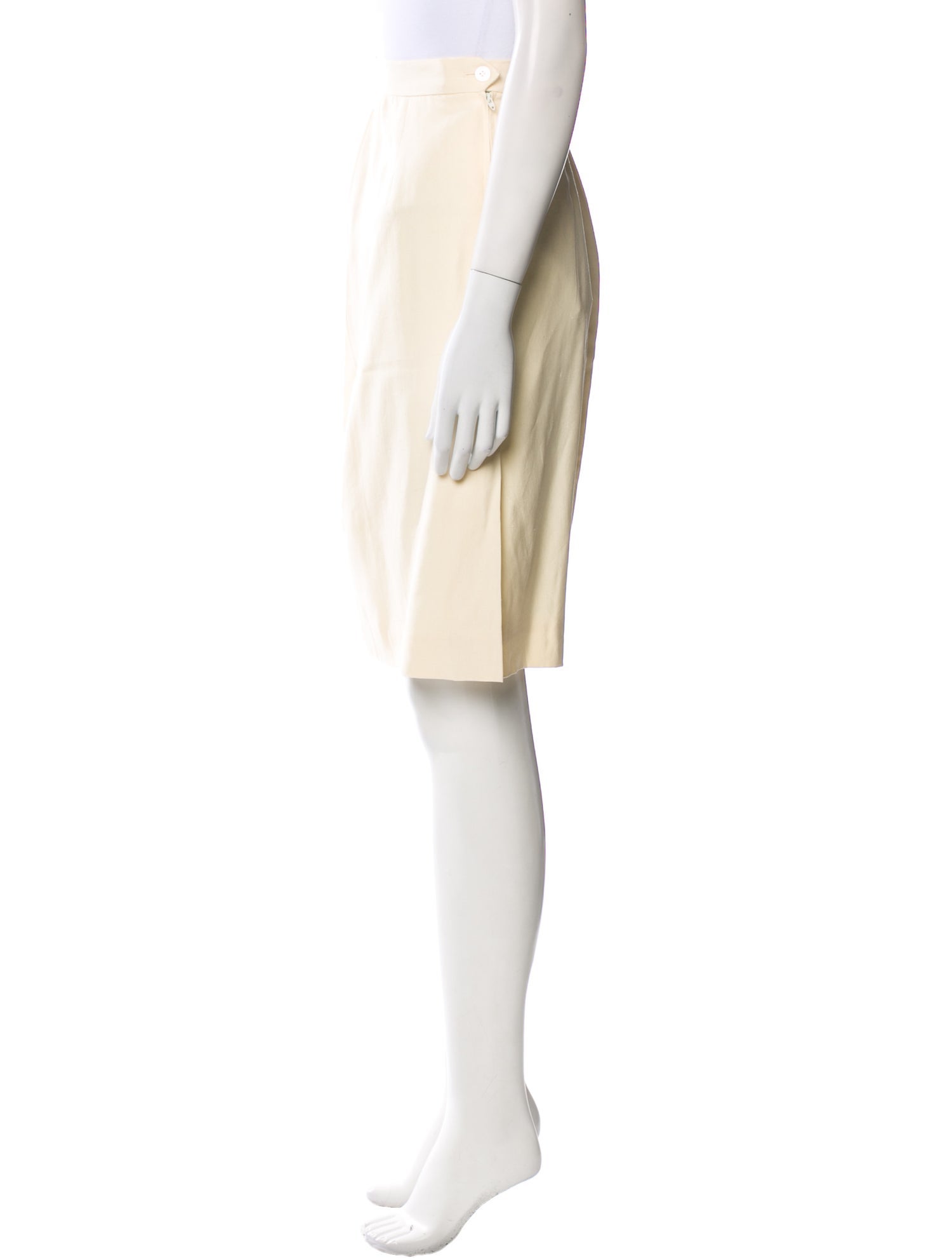 Ralph Lauren Purple Label Silk Knee-Length Skirt