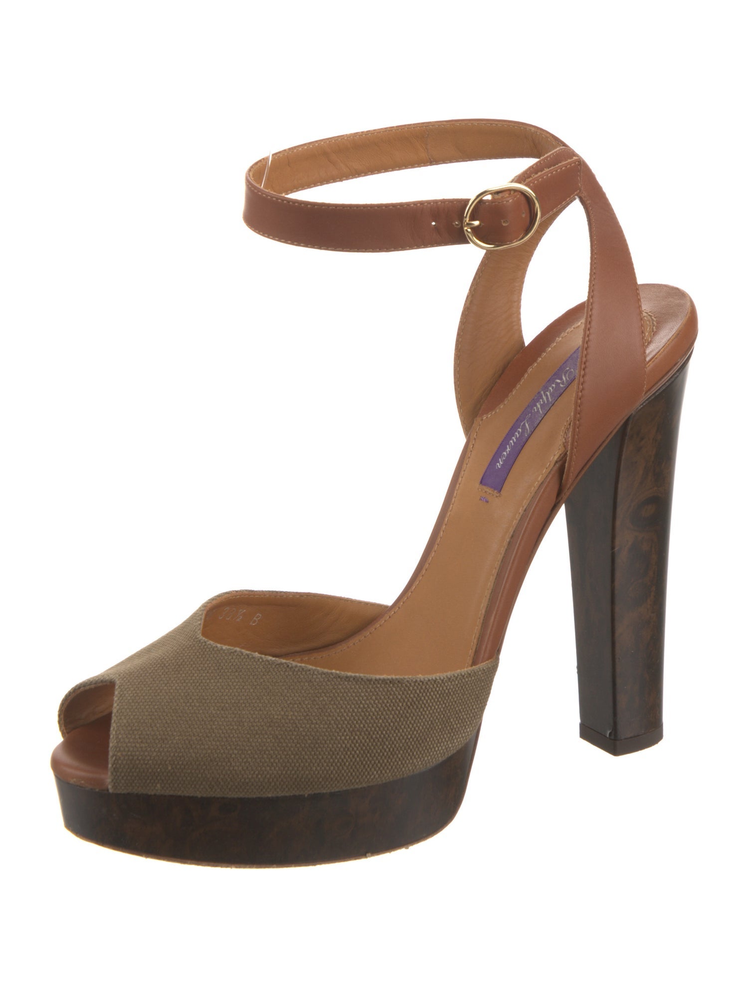 Ralph Lauren Purple Label Leather Sandals