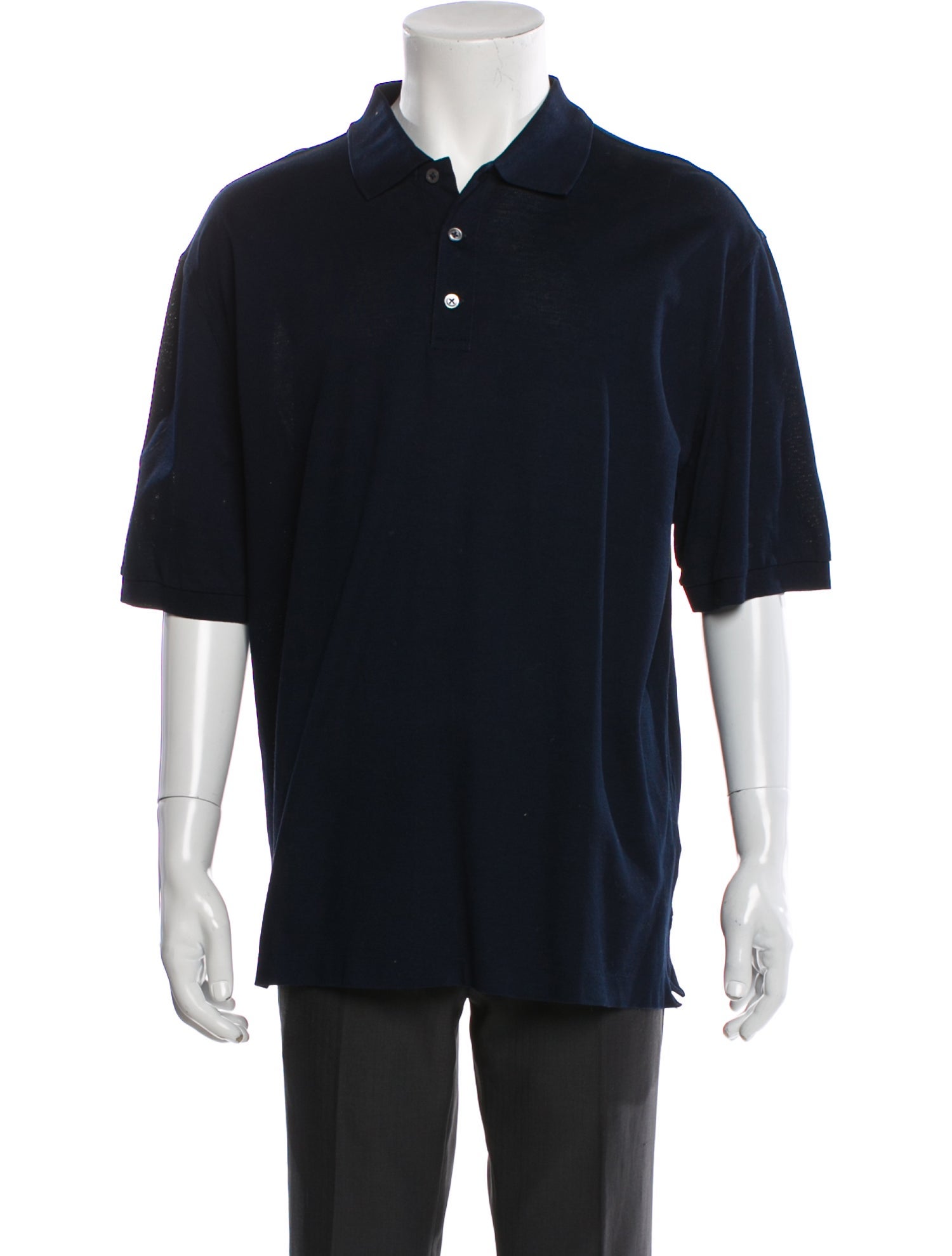 Ralph Lauren Purple Label Collar Short Sleeve Polo Shirt