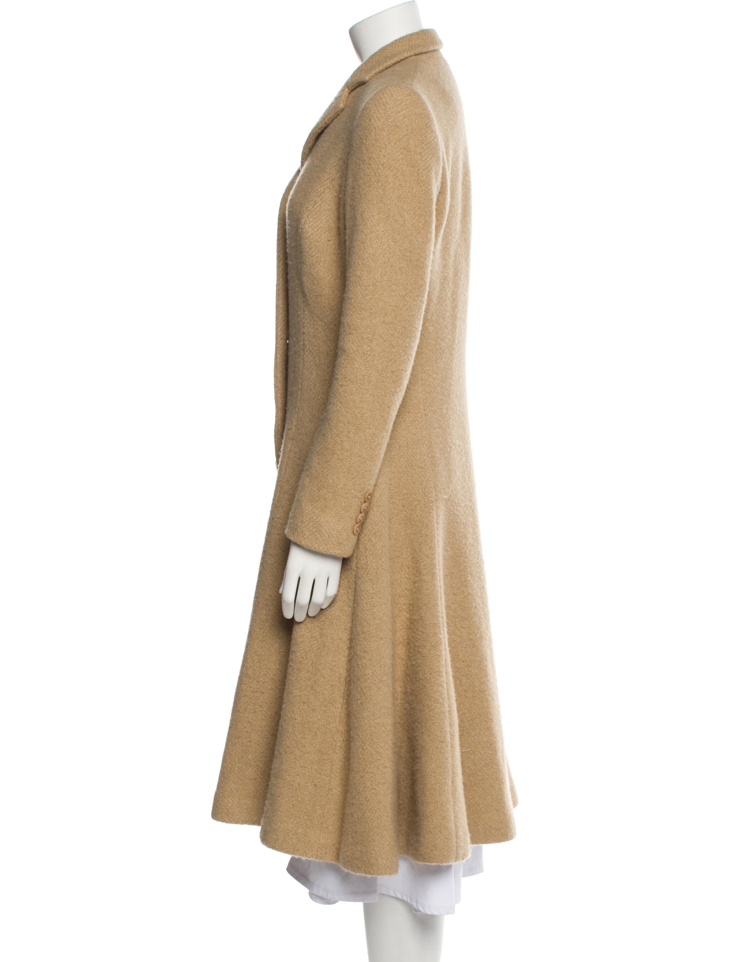 Ralph Lauren Purple Label Cashmere Faux Fur Coat