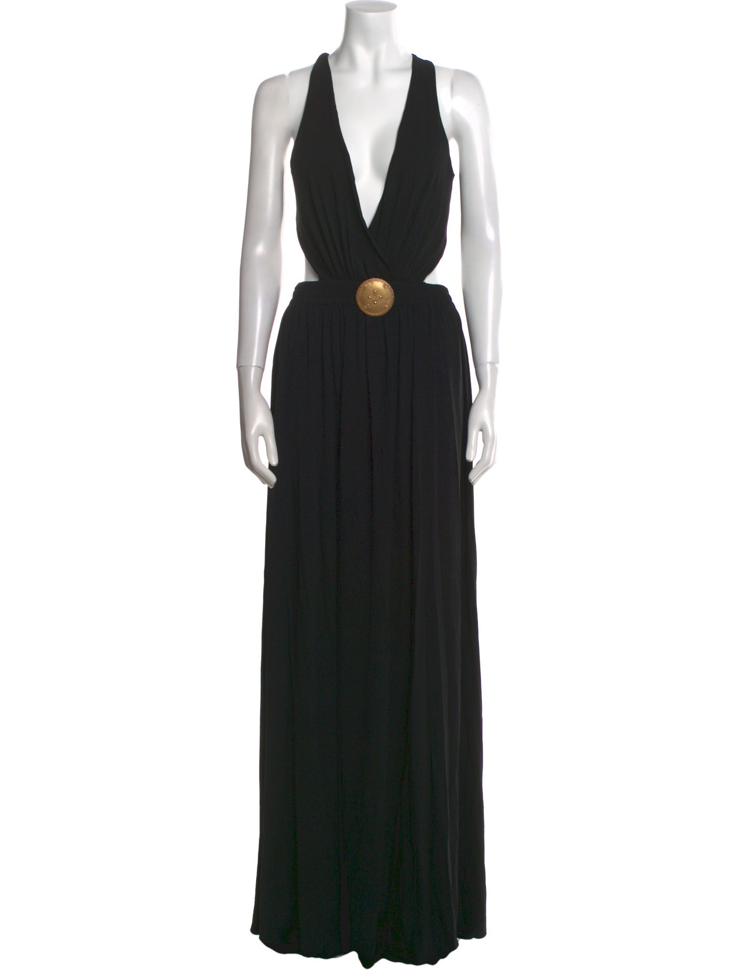 Ralph Lauren Purple Label V-Neck Long Dress w/ Tags