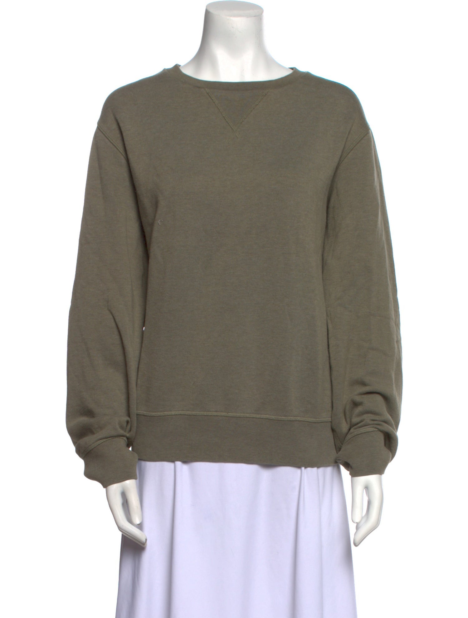 Ralph Lauren Purple Label Bateau Neckline Long Sleeve Sweatshirt