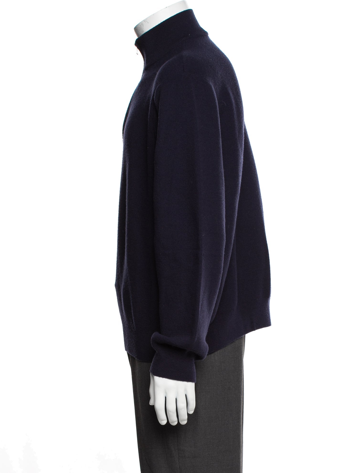 Ralph Lauren Purple Label Wool Mock Neck Pullover