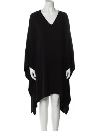 Ralph Lauren Purple Label V-Neck Knee-Length Dress