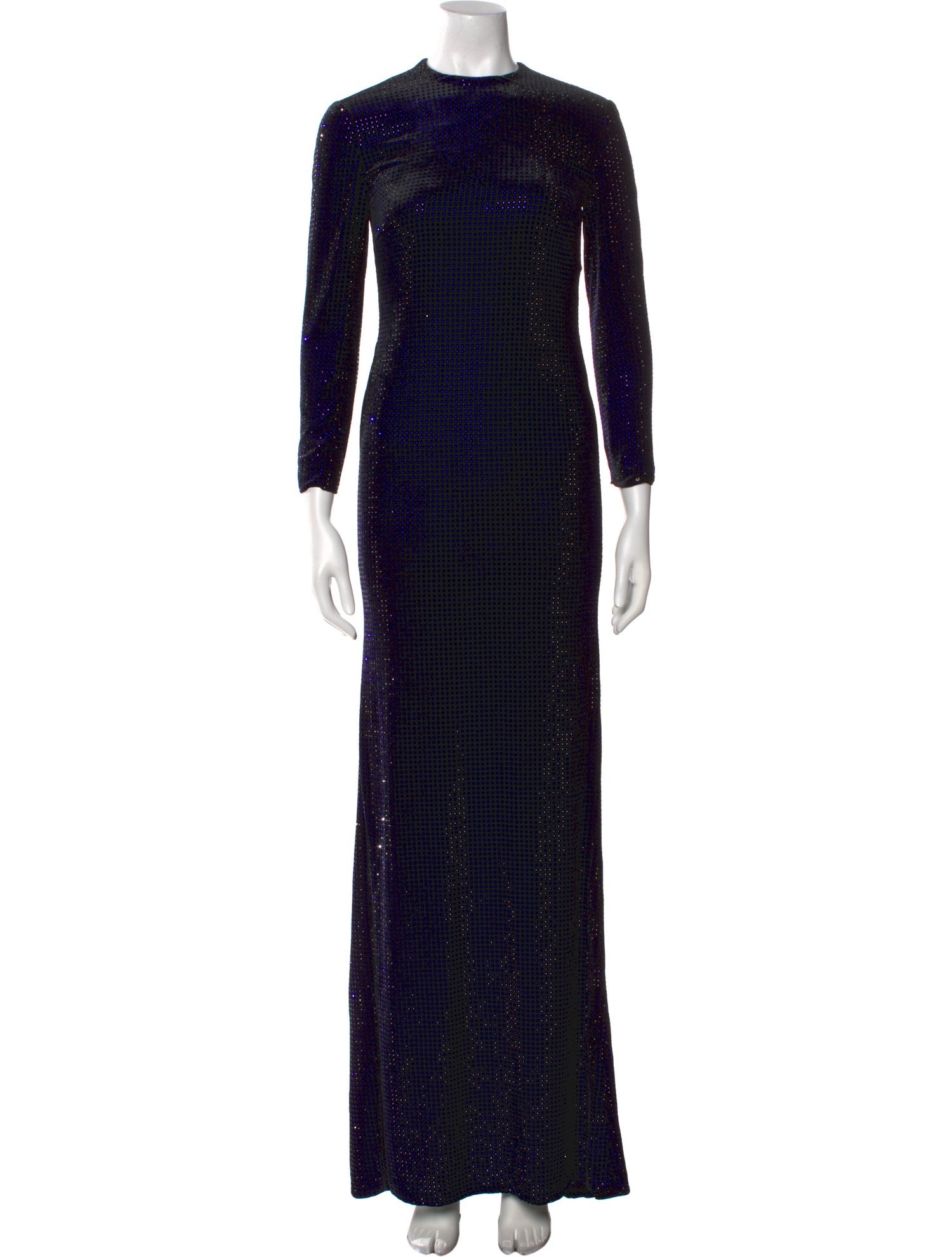 Ralph Lauren Purple Label Crew Neck Long Dress