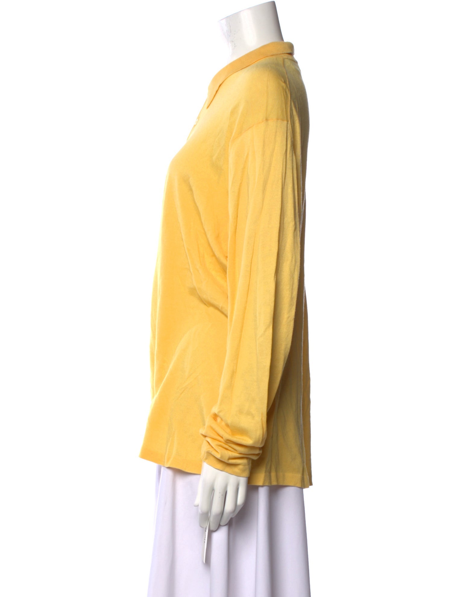 Ralph Lauren Collection V-Neck Long Sleeve Blouse