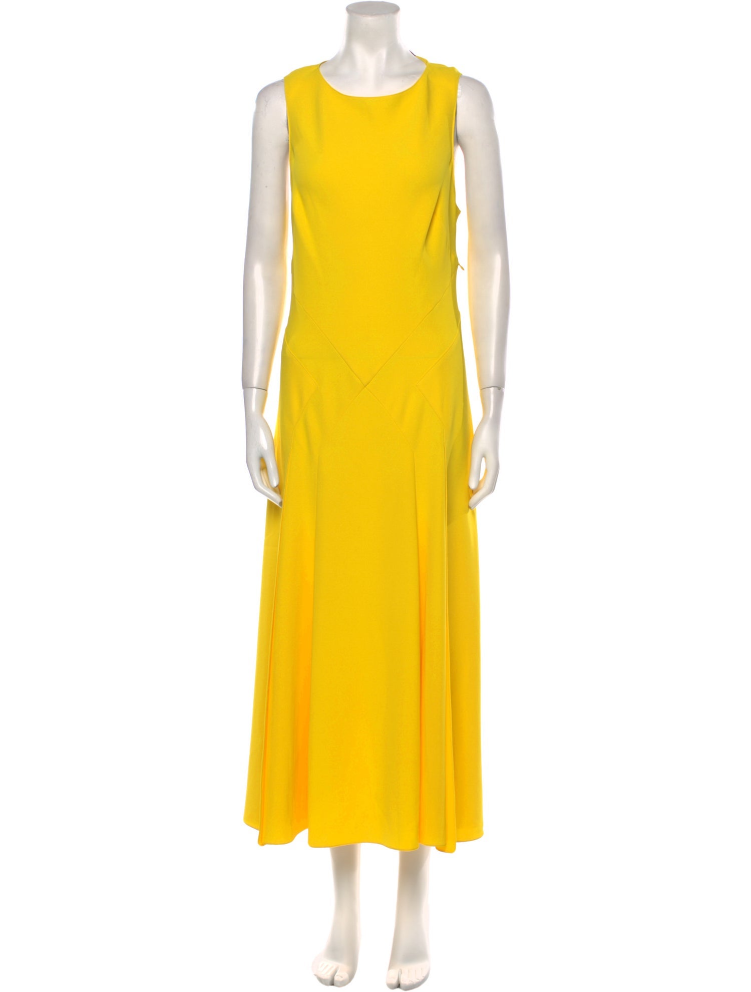 Ralph Lauren Purple Label Crew Neck Long Dress