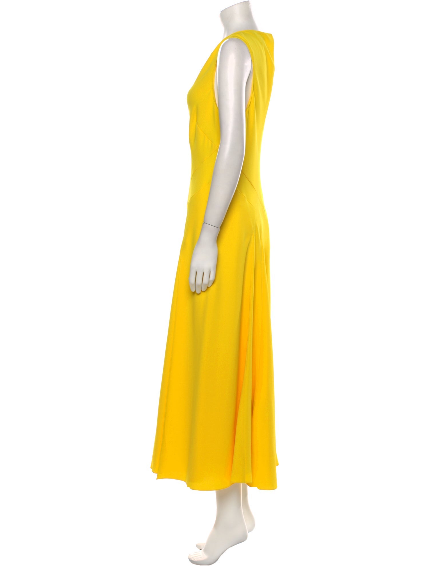 Ralph Lauren Purple Label Crew Neck Long Dress