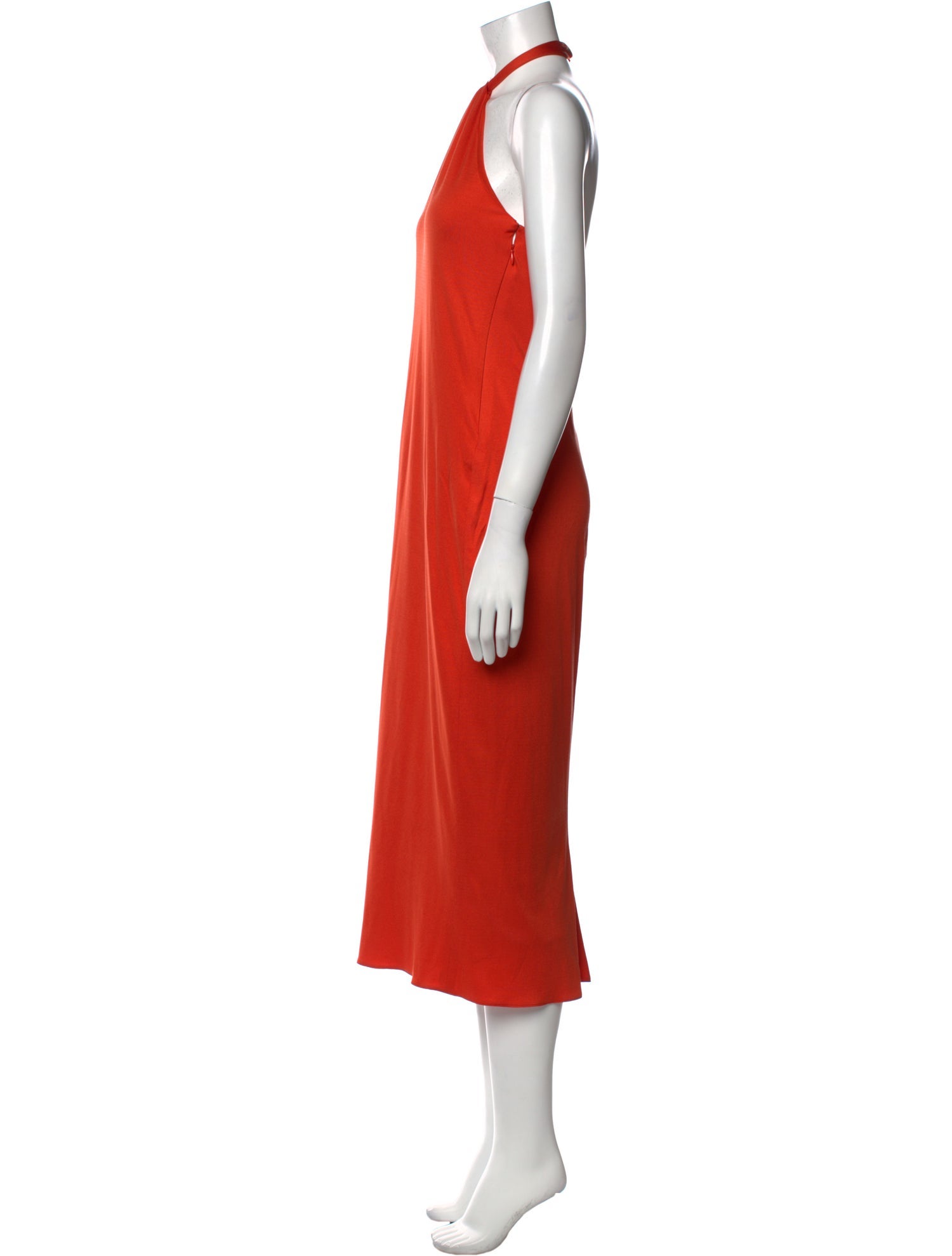 Ralph Lauren Purple Label Silk Midi Length Dress