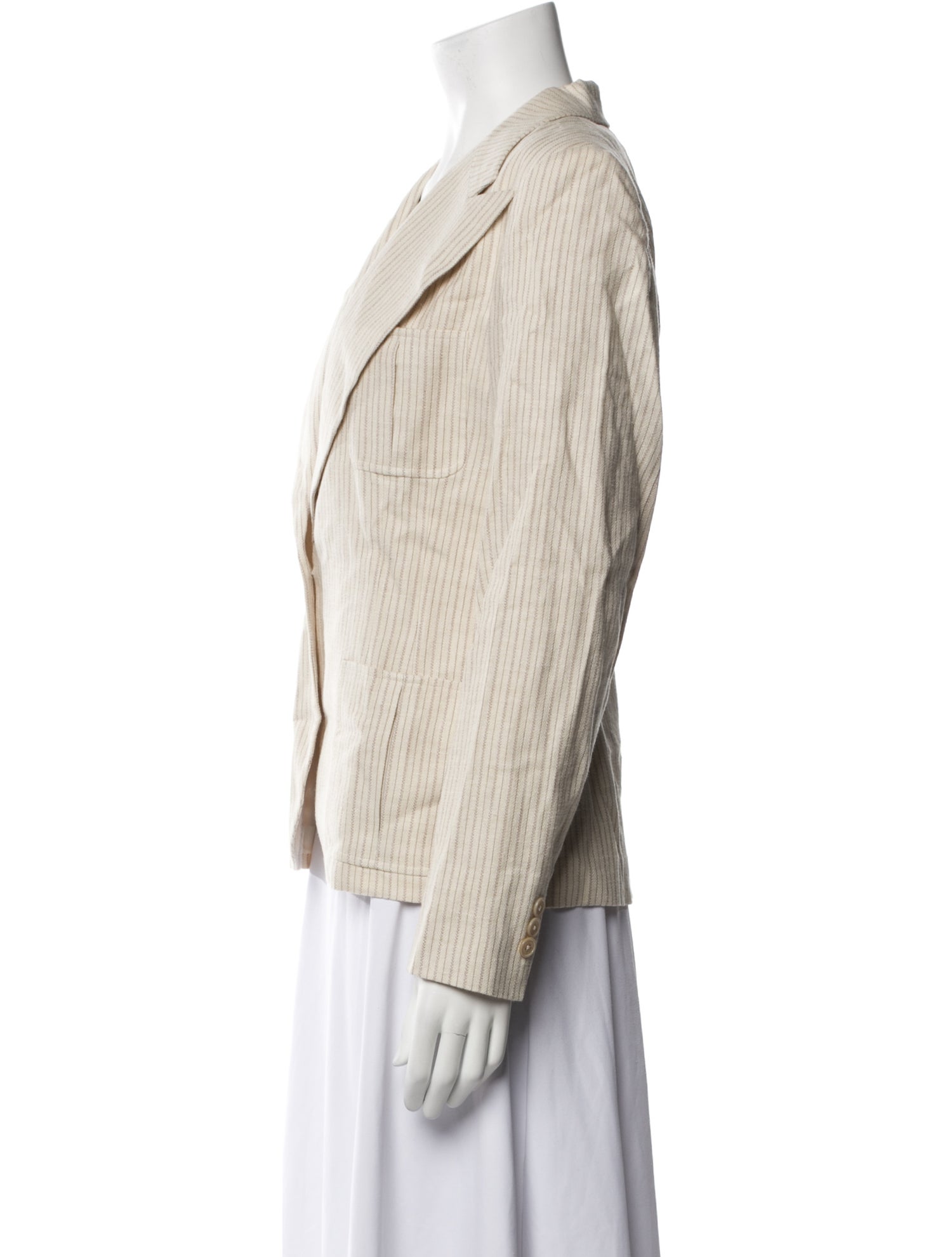 Ralph Lauren Purple Label Silk Striped Blazer w/ Tags