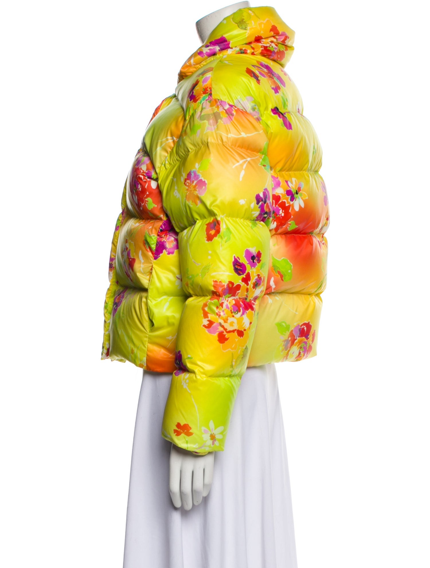 Ralph Lauren Collection Floral Print Down Jacket w/ Tags