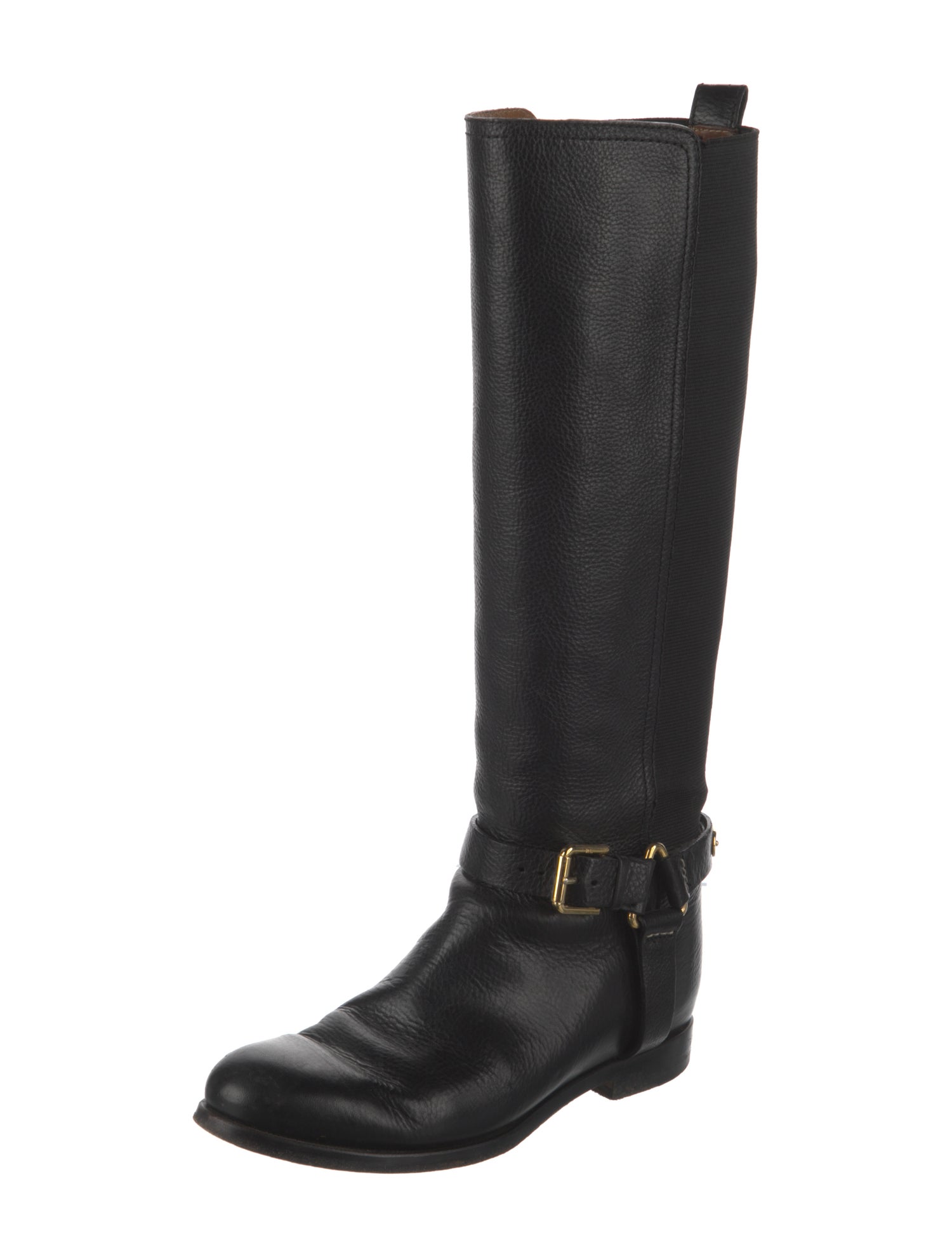 Ralph Lauren Purple Label Leather Riding Boots